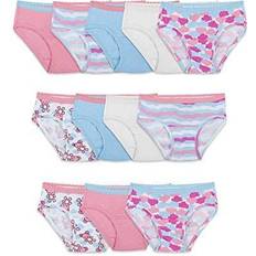 Blue Panties Children's Clothing Fruit of the Loom Girl's Tag-Free Cotton Underwear 12-pack