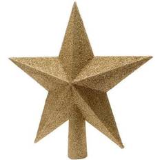 Decoris Decoris Guld Glitter Topstjerne Juletræspynt