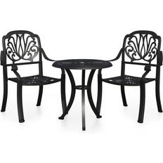 vidaXL 3070567 Café-Set, 1 Tisch einschl. 2 Stühle