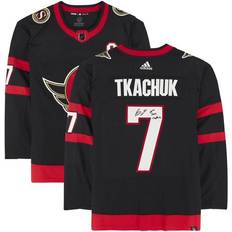 Adidas NHL Game Jerseys adidas Ottawa Senators Brady Tkachuk Autographed Jersey with "10th Sens Captain"