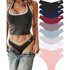 Pink - Sportswear Garment Panties Finetoo Soft Stretch Bikini Panties 10 pack