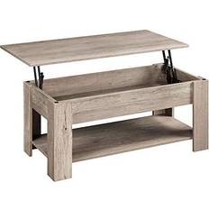 Gray Coffee Tables Yaheetech Lift Up Coffee Table 19.7x38.6"