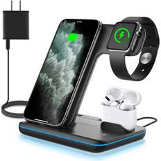 Wireless Chargers Batteries & Chargers Waitiee 3 in 1 Wireless Charger 15W