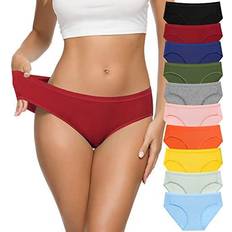 Yoga Panties Culayii High-Cut Full Coverage Stretch Cool Panties 10-pack