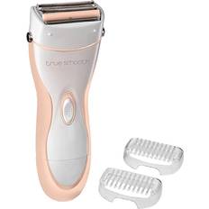 Rosa Rasoi da donna Babyliss Rasoio True Smooth Lady Hair Funzionamento a batteria Bianco/Beige