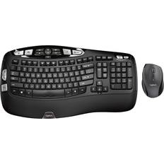 Logitech Ergonomical Keyboards - Wireless Logitech MK570 Wireless Wave Keyboard And Mouse Combo (English)