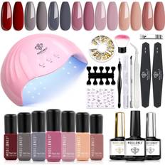 Gel polish uv light Modelones Gel Nail Polish Kit with UV Light 48W 37-pack