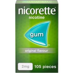 Nicorette tyggegummi 2 mg Nicorette Gum 2mg 105 stk Tyggegummi
