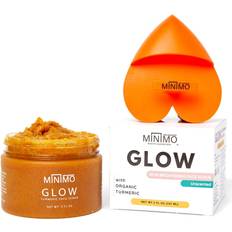 Scars Exfoliators & Face Scrubs Minimo Glow Turmeric Face Scrub with Scrubbie 5fl oz