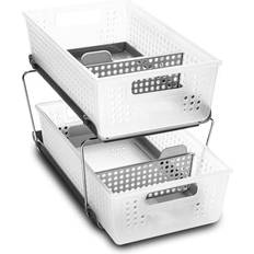 Plastic Baskets Madesmart 2-Tier Organizer Basket 14.4"