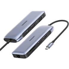 Ugreen Ethernet - USB - USB-C USB-hubs Ugreen Multi-Functional HUB 9in1