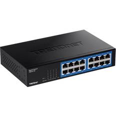 Interruptores Trendnet TEG-S17D 16 Port Gigabit Desktop Switch 10/100/1000