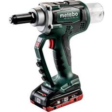 Batería Pistolas Eléctricas Metabo Np 18 Ltx Bl 5.0 2 Batt. LiHD 4,0 Ah + Cargador Asc 55 + x - 619002800