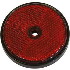 Refleks rund rød diameter 68mm 2stk