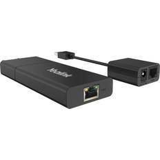 Trådløs lyd- & billedoverførsel på tilbud Yealink USB2CAT5E-EXT Netværkssender & -modtager