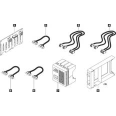 RAID 0 Controllerkaarten Lenovo 2.5" Server 8-Port Backplane