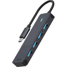 Rapoo USB-C Hub Zwart