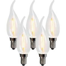 Luedd Set of 5 E14 LED Clear Filament Candle C35T 1W 100LM 2200K