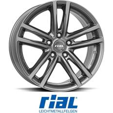 19" - 5/112 Bilfelger Rial Felg X10 Metal Grey 8x19 5x112 ET57
