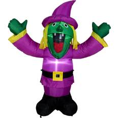 Northlight Inflatable Lighted Witch Halloween Outdoor Decoration, 3.5'