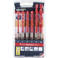 MultiCut 0000100802100 Carbide metal Multi-purpose drill bit set 6-piece 1/4 (6.3 mm) 1 pc(s)