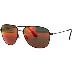 Maui jim hawaii lava Maui Jim Aviator Unisex Gloss Black Hawaii Lava Polarized