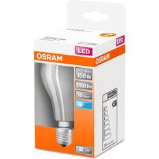 Osram led pære rgb Osram 4058075305038 LED (RGB)-lamp Energiklasse D (A G) E27 Pæreform 17 W Koldhvid (Ø x L) 70.0 mm x 118 mm 1 stk