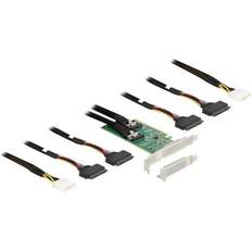 Controllerkaarten DeLock PCI Express 4.0 x16 Card to 4 x SFF-8639