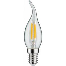 Paulmann LED candle E14 4.8W filament 2700K flame tip clear