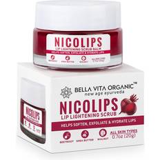 Mature Skin Lip Scrubs Bella Vita Organic NicoLips Lip Brightening Scrub 20g