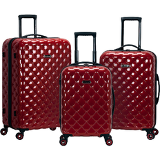 Blue Suitcase Sets Rockland Abs Upright - Set of 3