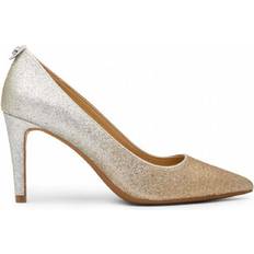 Dame - Slip-on Sandaletter Michael Kors Dorothy Flex Leather Pump - Silver/PL Gold