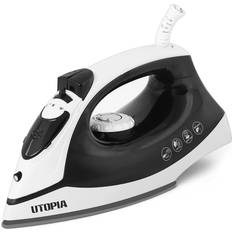 Regulars Irons & Steamers Utopia Home Steam Iron for Clothes with Non-Stick Soleplate 1200W