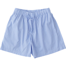 Poplin Pyjamas Shorts in Pin Stripes