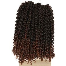 Kinky curly Lady Miranda Afro kinky Curly Braiding Hair Extension #0 Black&Brown