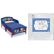 Paw Patrol Beds Delta Children Paw Patrol Plastic Toddler + Twinkle Galaxy Dual Sided Recycled Fiber Core Toddler Mattress