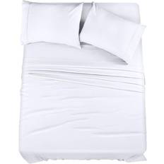 Utopia Bedding Bed Sheet Orange, Black, White, Purple, Brown, Beige, Grey, Green, Blue, Red (259.1x228.6cm)