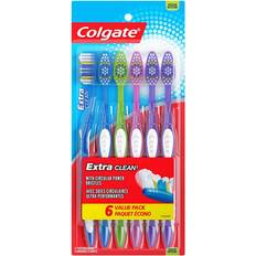 Colgate Extra Clean Toothbrush Head Medium 6-pack