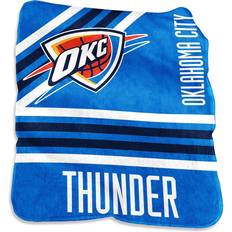 Logo Brands Oklahoma City Thunder Plush Raschel Throw Blanket