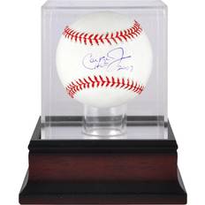 Fanatics Baltimore Orioles Autographed Base 2007 Inscription Mahogany Display Case Cal Ripken Jr