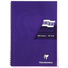 Clairefontaine Clairefontaine Europa A4 Wirebound Card Cover Notebook Ruled 180 Pages