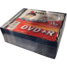 Diverse AGFA DVD+R 16x 10-Pack Slimcase