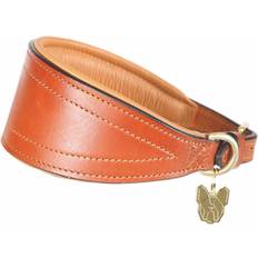 Digby & Fox Padded Greyhound Collar Large Tan