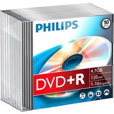 DVD Optical Storage Philips DR4S6S10F DVD+R 4.7GB 16x 5-Pack