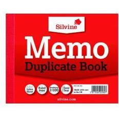 Silvine Duplicate Memo Book 102x127mm (12 Pack)