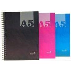 Silvine A5 CBND TWIN WIRE NOTEBOOK ASST