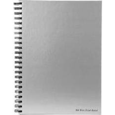 WRULA4 Pad A4 Wirebound Hard Cover Notebook Ruled 160 Pages Si