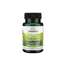 Swanson Fuldspektret Sort Hindbær 425 mg Set of 60 60 stk