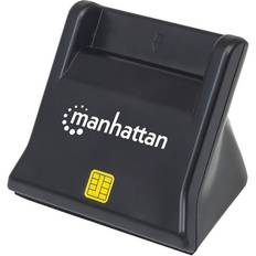 Muistikortinlukijat Manhattan 102025, USB 2.0, 0,86 m, Sort, 60 g