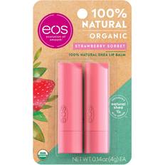 EOS Lippenpflege EOS USDA Organic Lip Balm Strawberry Sorbet Lip Care to Moisturize Dry Lips 100% Natural and Gluten Free Long Lasting Hydration 2